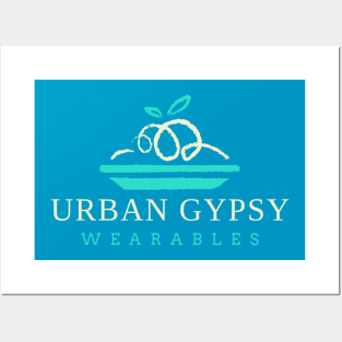 Urban Gypsy Wearables – Apple on Plate Posters and Art